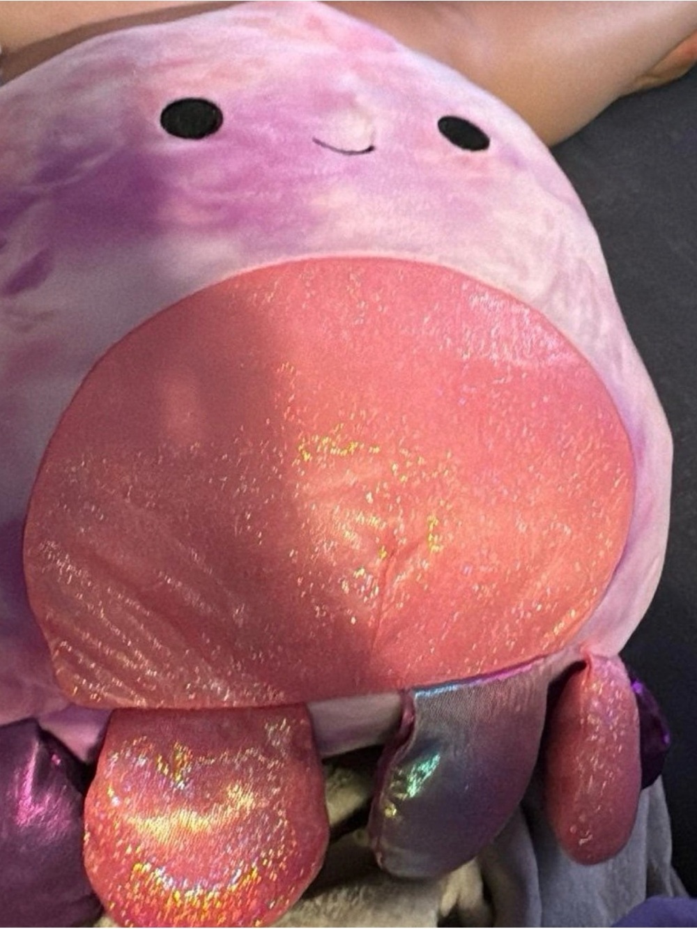 Squishmallows Purple and Pink Iridescent Octopus Plush